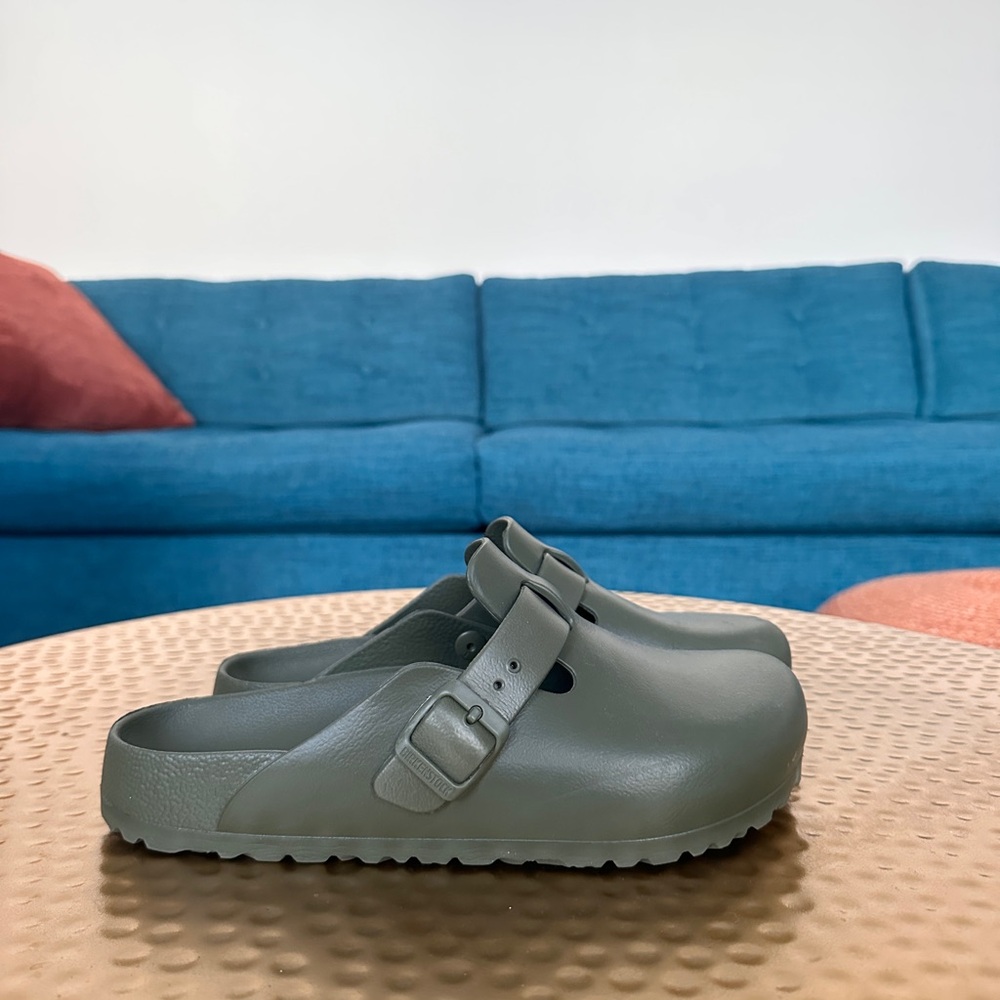Birkenstock Women's “Boston Essential” Clog in Olive